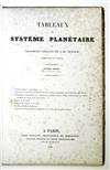 ASTRONOMY  VISCONTI, SIGISMONDO; and DUFOUR, ADOLPHE-HIPPOLYTE [or HENRI?]. Tableaux du Système Planétaire. 1839